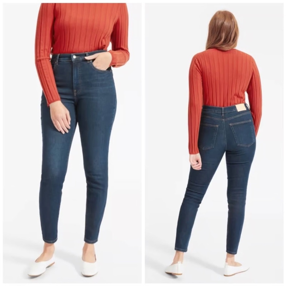 Everlane Blue Skinny High Rise Jeans